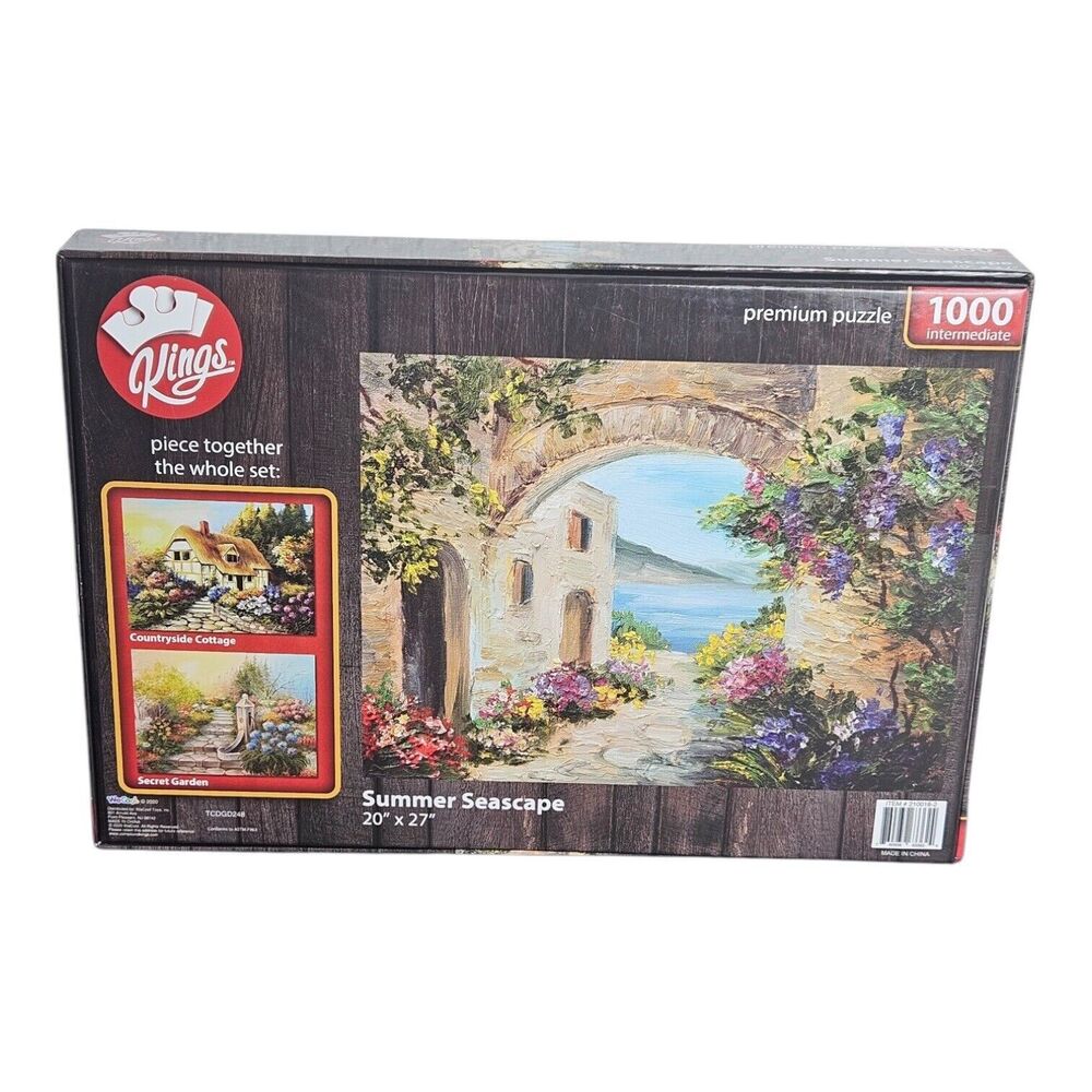 Kings Summer Seascape 2020 Jigsaw Puzzle 1000 Pieces  20" x 27"  New Fast Ship